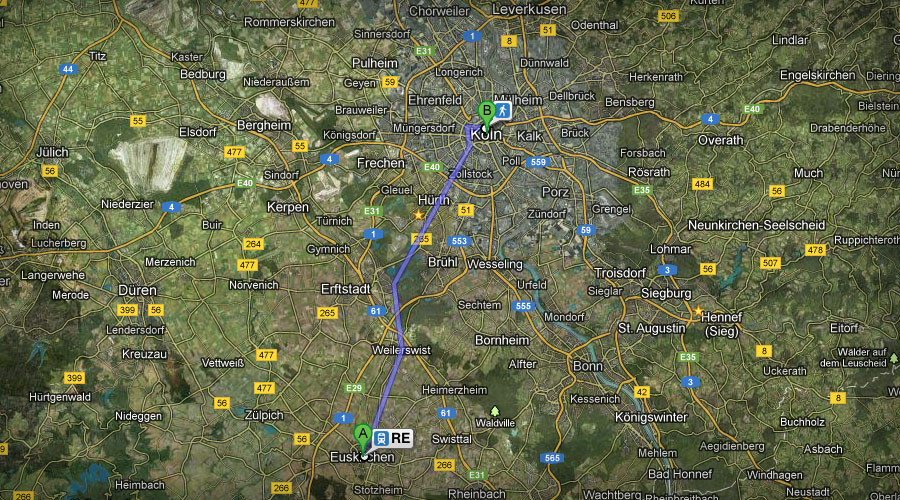 Google kooperiert mit Deutscher Bahn